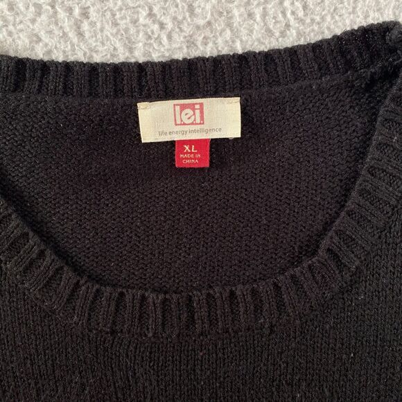 Bundle (2)Sweater Women's Knit Pullover Black Size‎ XL Pre-owned - Picture 12 of 16